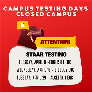 Campus Testing Days-Closed Campus